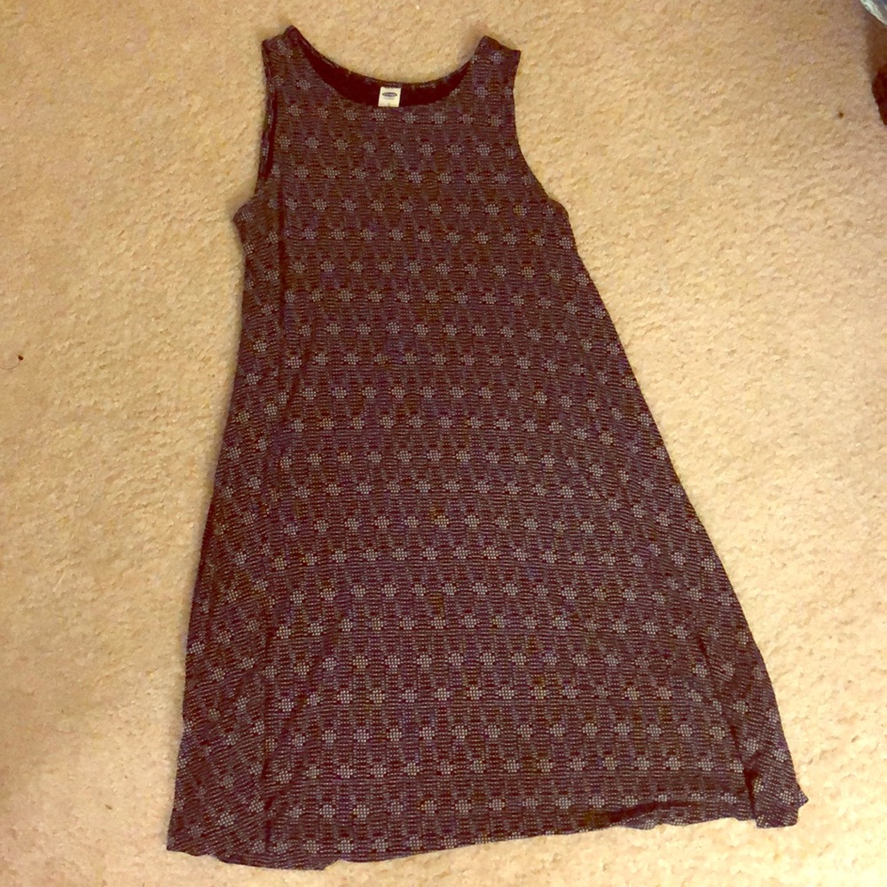 Black patterned dress